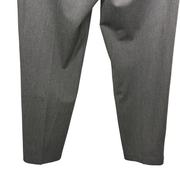 Talbots Womens Classic Side Zip Dress Pant Gray Stretch Knit Flat Front Size 16 - Picture 8 of 12